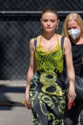 Joey King - Arrives for a Taping of Jimmy Kimmel Live! in Hollywood 06/27/2022