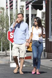 Jordana Brewster and Mason Morfit - Out in Brentwood 06/24/2022