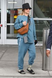 Kaley Cuoco in Comfy Outfit - JFK Airport in New York 06/03/2022