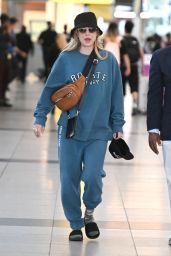 Kaley Cuoco in Comfy Outfit - JFK Airport in New York 06/03/2022