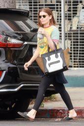 Kate Mara Wears a Vintage Alien Tee and Celine Handbag - Los Feliz 06/18/2020