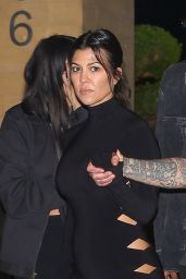 Kourtney Kardashian and Travis Barker - Nobu in LA 06/01/2022