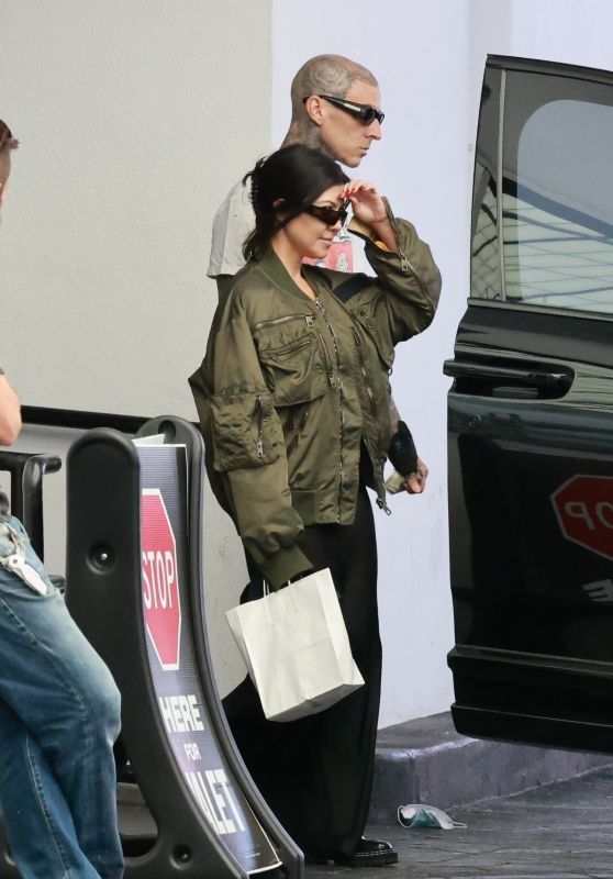 Kourtney Kardashian and Travis Barker - Out in Beverly Hills 06/13/2022