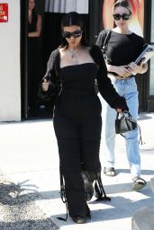 Kourtney Kardashian at the BooHoo Store in West Hollywood 06/21/2022