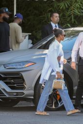 Lori Harvey at San Vicente Bungalows in West Hollywood 06/20/2022