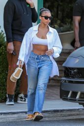Lori Harvey at San Vicente Bungalows in West Hollywood 06/20/2022