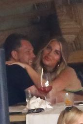 Lottie Tomlinson and Lewis Burton at La Savina Restaurant in Ibiza 06 07 2022   - 70
