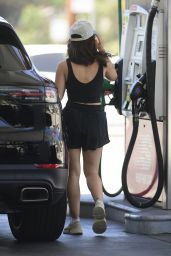 Lucy Hale - Getting Gas in LA 06/17/2022