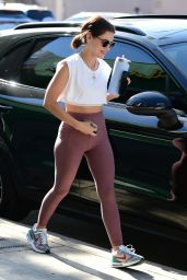 Lucy Hale in Leggings in Los Angeles 06/17/2022