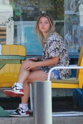 Madelyn Cline - Leggy in Denim Shorts in Malibu 06/01/2022