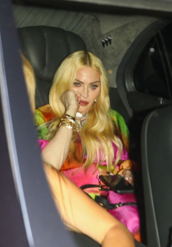 Madonna - Leaving Britney Spears and Sam Asghari’s Wedding in Los Angeles 06/09/2022