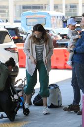 Mandy Moore in Travel Outfit at LAX Airport 06/06/2022