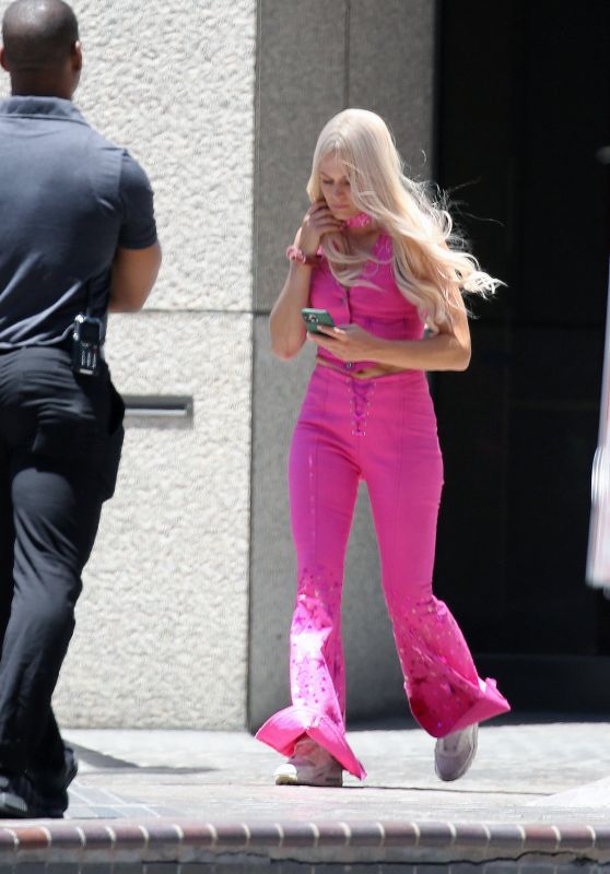 Margot Robbie - Heads to the "Barbie" Set in LA 06/26/2022