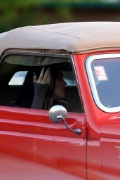 Megan Fox and Machine Gun Kelly in Their Classic Car in Malibu 06/05/2022