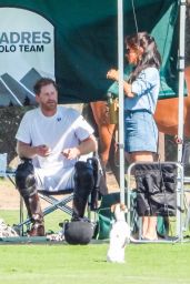 Meghan Markle - Watches Prince Harry Play Polo in Santa Barbara 06/17/2022