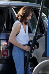 Milla Jovovich on Sunset Blvd in West Hollywood 06/13/2022