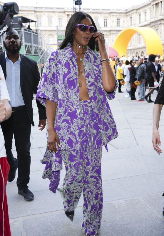 Naomi Campbell - Louis Vuitton Spring/Summer 2023 Menswear Fashion Show in Paris 06/23/2022