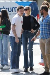 Nicola Peltz and Brooklyn Beckham at Cha Cha Matcha in West Hollywood 06/08/2022