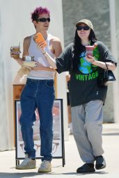 Noah Cyrus and Her Boyfriend in Los Angeles 06/14/2022