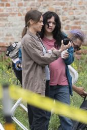 Olivia Cooke and Hilary Swank    Brother s Blood  Set in NY 06 08 2022   - 16