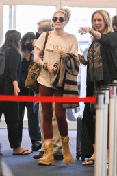Paris Jackson Wears Big Boots and Gucci - JFK Airport in NY 06/13/2022