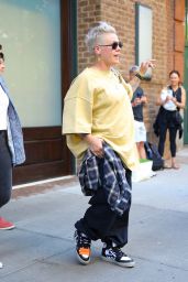 Pink - Leaving the Greenwich Hotel in New York 06/24/2022