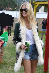 Poppy Delevingne at the Glastonbury Festival 06/24/2022