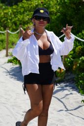 Rafaella Santos at the Beach in Miami 06/12/2022