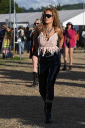 Rita Ora at the Glastonbury Festival 06/26/2022