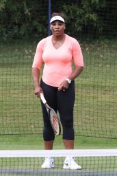 Serena Williams With Frances Tiafoe in Eastbourne 06/19/2022