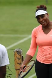 Serena Williams With Frances Tiafoe in Eastbourne 06/19/2022