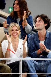 Sienna Miller and boyfriend Oli Green   French Open 2022 at Roland Garros in Paris 06 03 2022   - 82