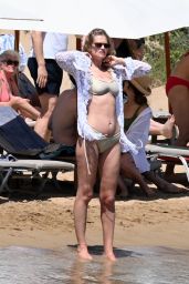 Toni Garrn in a Silver Bikini in Greece 06/19/2022