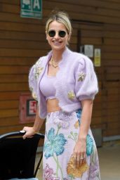Vogue Williams at Stephs Packed Lunch TV Studios in Leeds 06/14/2022