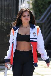 Addison Rae in Workout Outfit at Forma Pilates in West Hollywood 07/15/2022
