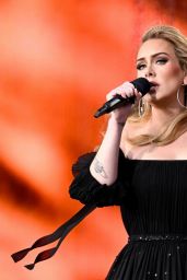 Adele - Performs on Stage in Hyde Park in London 07/02/2022