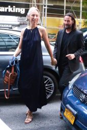 Alexandra Grant and Keanu Reeves - “American Buffalo” Broadway Show in New York 07/08/2022
