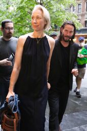 Alexandra Grant and Keanu Reeves - “American Buffalo” Broadway Show in New York 07/08/2022
