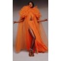 Aliette Fall 2022 Orange Tulle Dress
