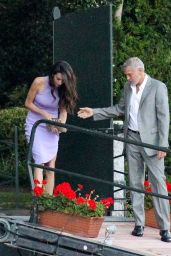 Amal Clooney and George  Clooney - Lake Como 07/01/2022