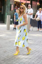 Amanda Holden in a Print Dress - London 07/14/2022