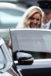 Amy Dowden - Sets Off For Her Wedding in South Wales 07/02/2022