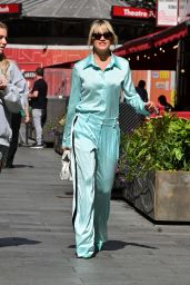 Ashley Roberts in a Casual Blue Top in London 07 04 2022   - 6