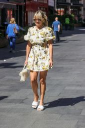 Ashley Roberts Looks Chic in Floral Set - London 07/15/2022