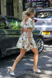 Ashley Roberts Looks Chic in Floral Set - London 07/15/2022
