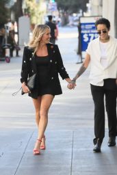 Braunwyn Windham-Burke in a LBD With Red Pumps - Los Angeles 07/29/2022
