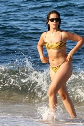 Camila Cabello Wearing an Animal Print Bikini on the Beach in Coral Gables 07 08 2022   - 33