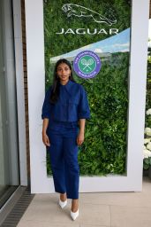 Charithra Chandran - Jaguar Suite During The Championships at Wimbledon in London 07/03/2022