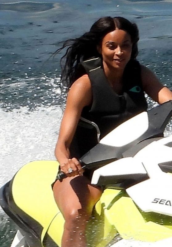 Ciara on Her Holidays in Lake Como 07/08/2022