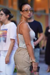 Draya Michele – Arrives at Pretty Little Thing’s Fashion Show in Miami Beach 07/15/2022
